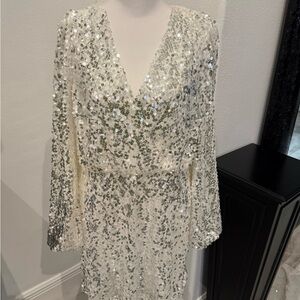 Wayf Elegant Cream Dress